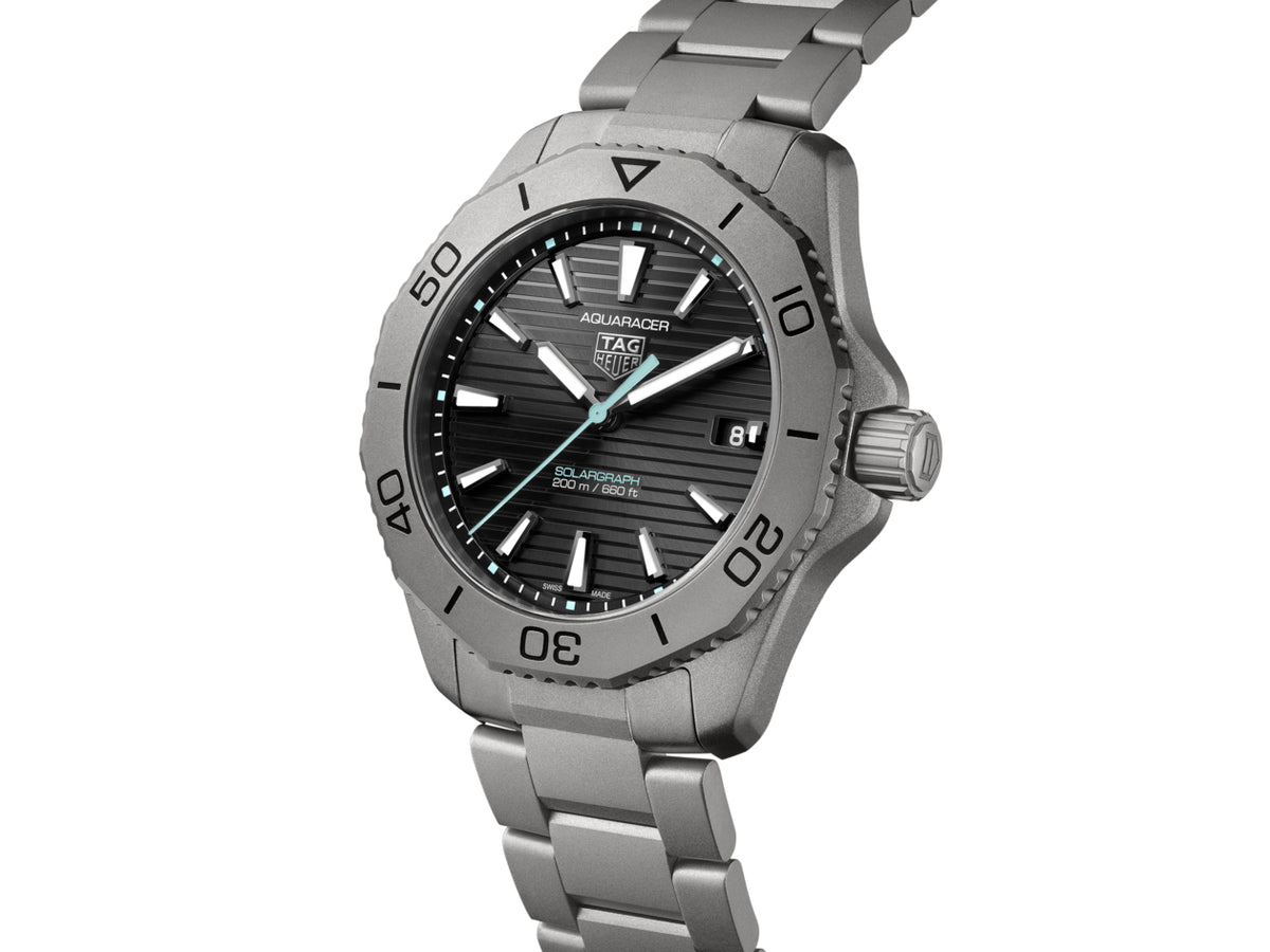 Tag Heuer Aquaracer Professional 200 Solargraph Titanium 40mm Watch WBP1180.BF0000
