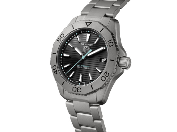 Tag Heuer Aquaracer Professional 200 Solargraph Titanium 40mm Watch WBP1180.BF0000