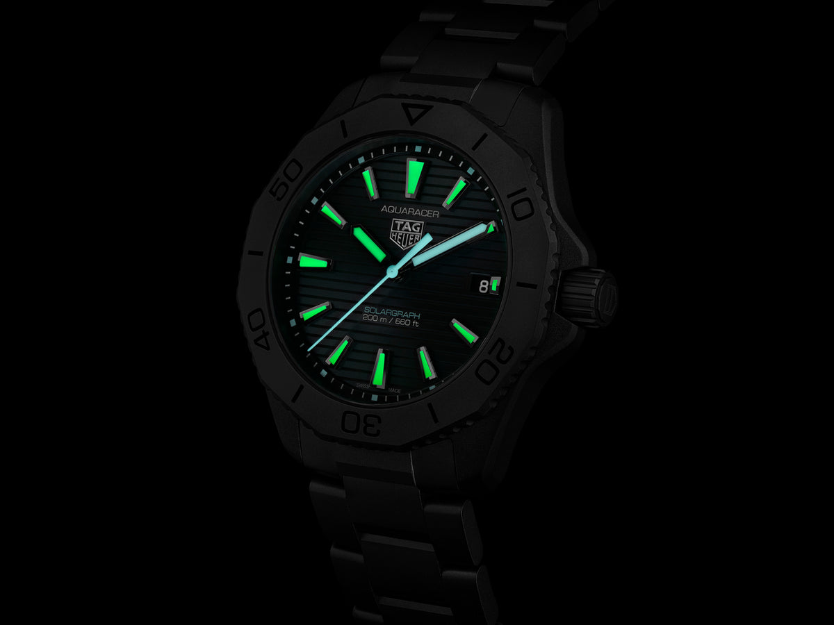 Tag Heuer Aquaracer Professional 200 Solargraph Titanium 40mm Watch WBP1180.BF0000