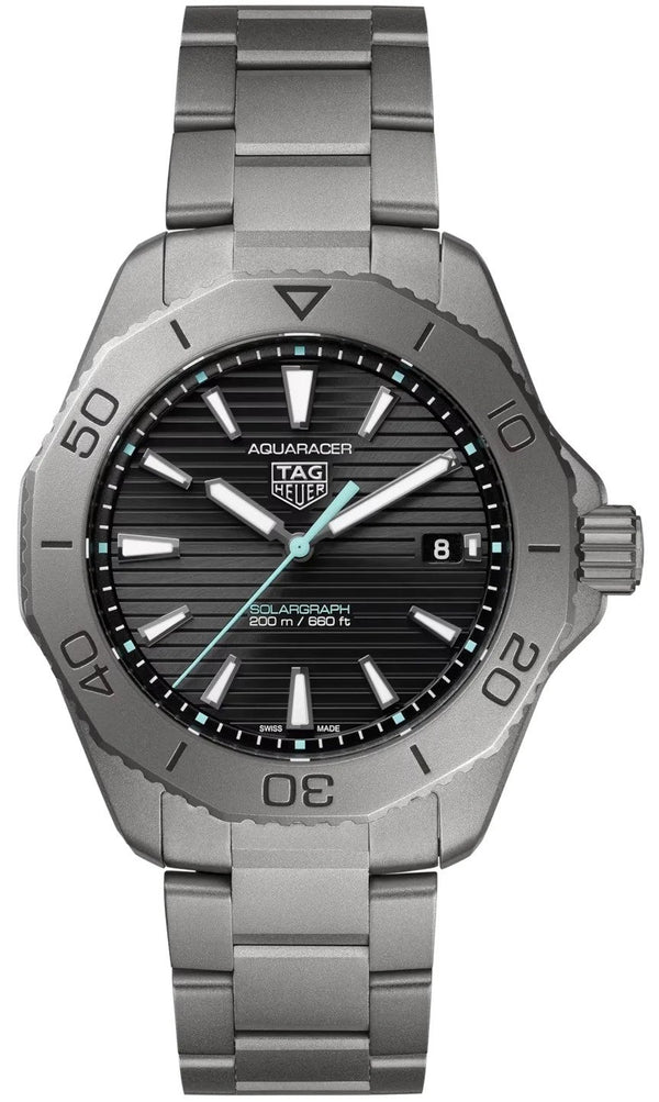 Tag Heuer Aquaracer Professional 200 Solargraph Titanium 40mm Watch WBP1180.BF0000