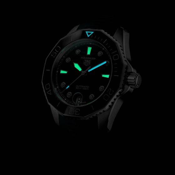 Tag Heuer Aquaracer Professional 300 Dark Green Diamond Dial 36mm WBP231G.FT6226