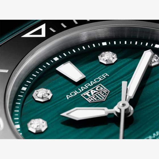 Tag Heuer Aquaracer Professional 300 Dark Green Diamond Dial 36mm WBP231G.FT6226