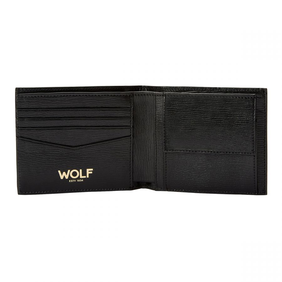 Wolf W Billfold & Coin Leather Wallet
