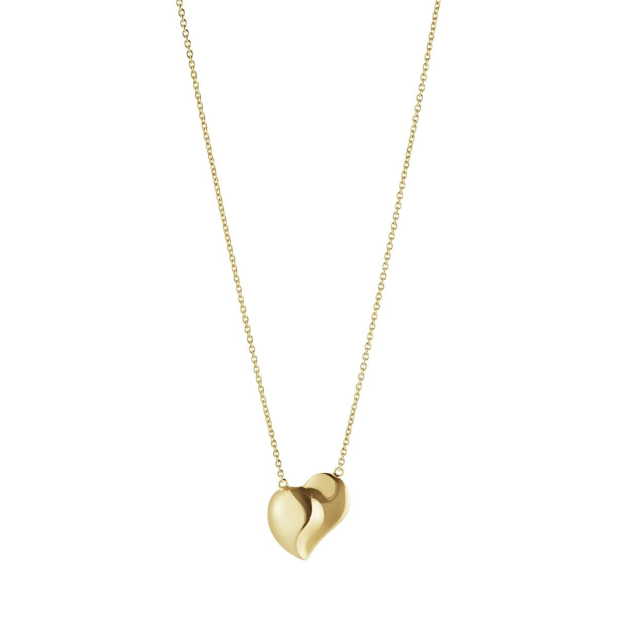 Georg Jensen Hearts of Georg Jensen Heart Pendant, 18ct Yellow Gold