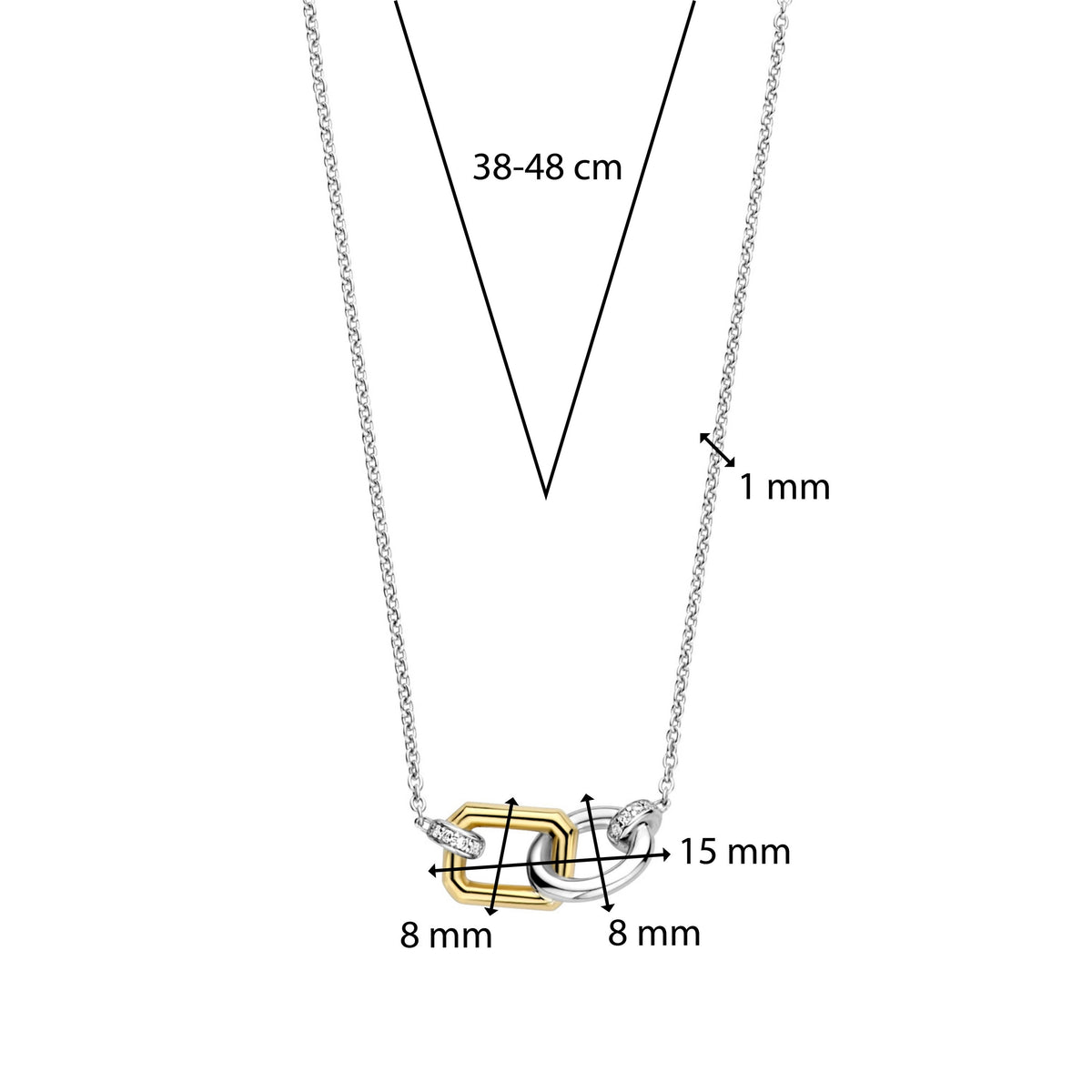 TI SENTO - Milano Necklace 34025ZY