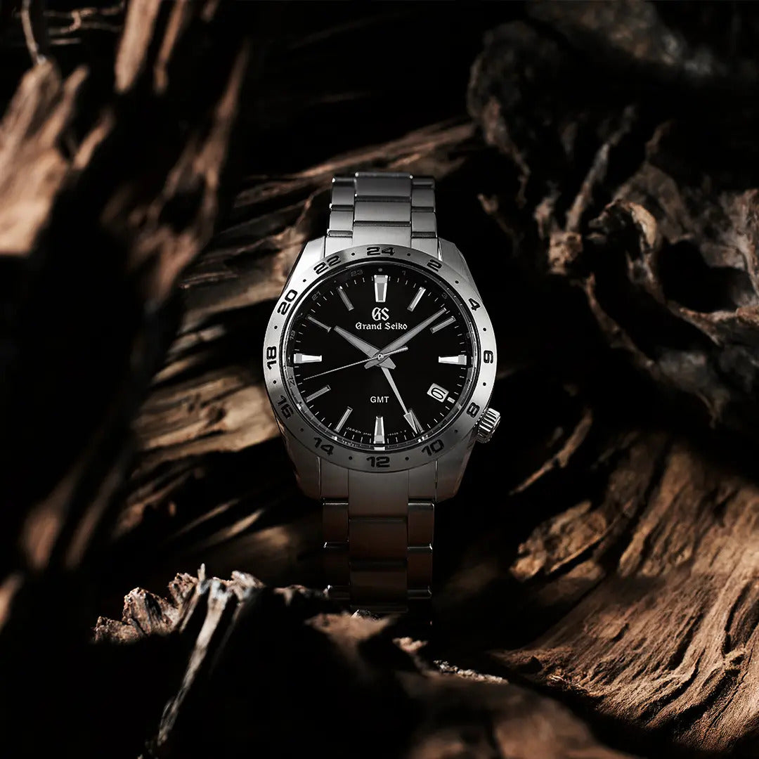 Grand Seiko Sport GMT Quartz 'Slate' Black 39mm Watch SBGN027