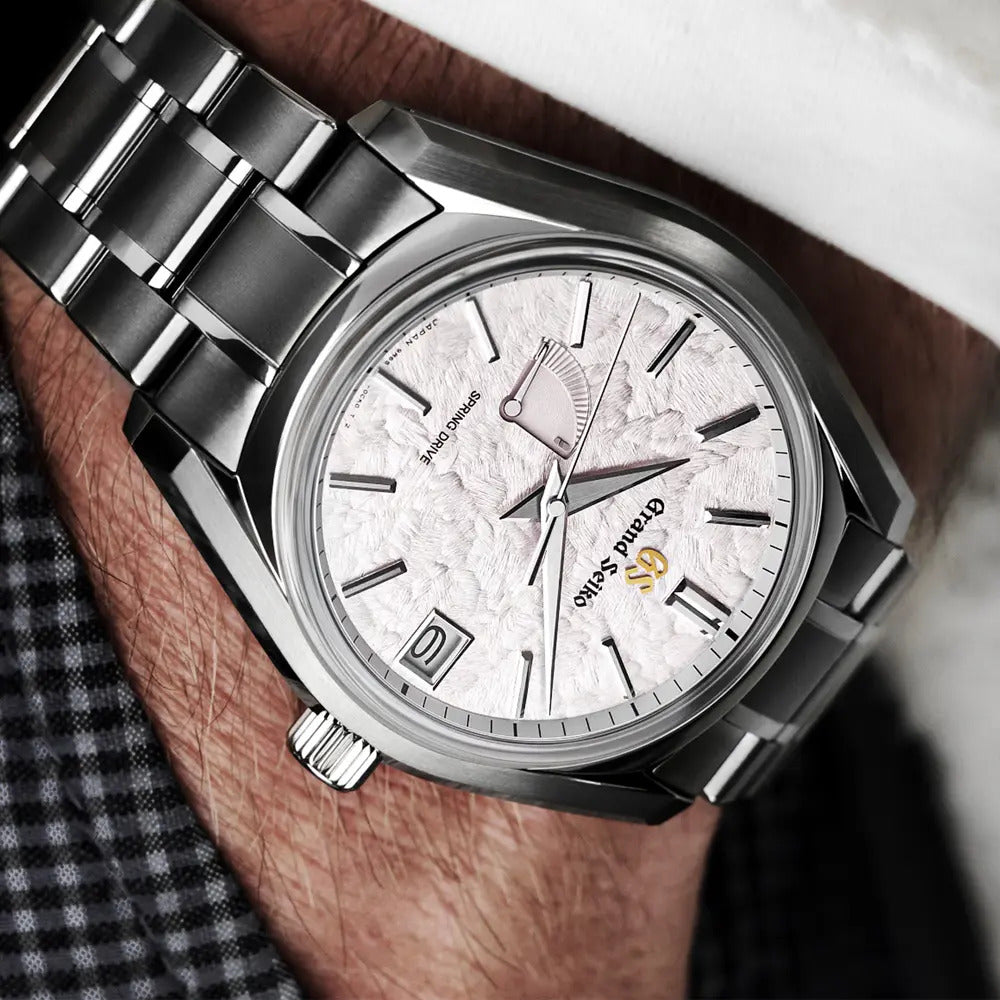 Grand Seiko Heritage 'Shunbun' Cherry Blossom Spring Drive 40mm Watch SBGA413