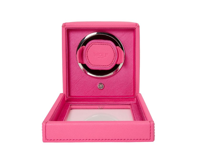 Wolf Cub Single Watch Winder Pink With Cover