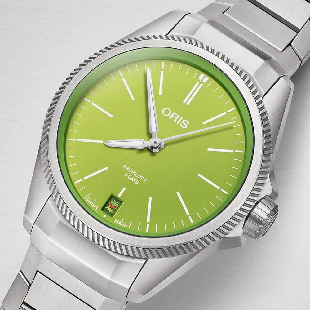Oris ProPilot X Calibre 400 Kermit Edition 39mm Watch