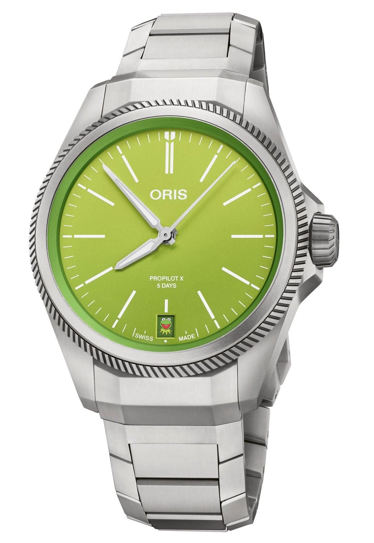 Oris ProPilot X Calibre 400 Kermit Edition 39mm Watch