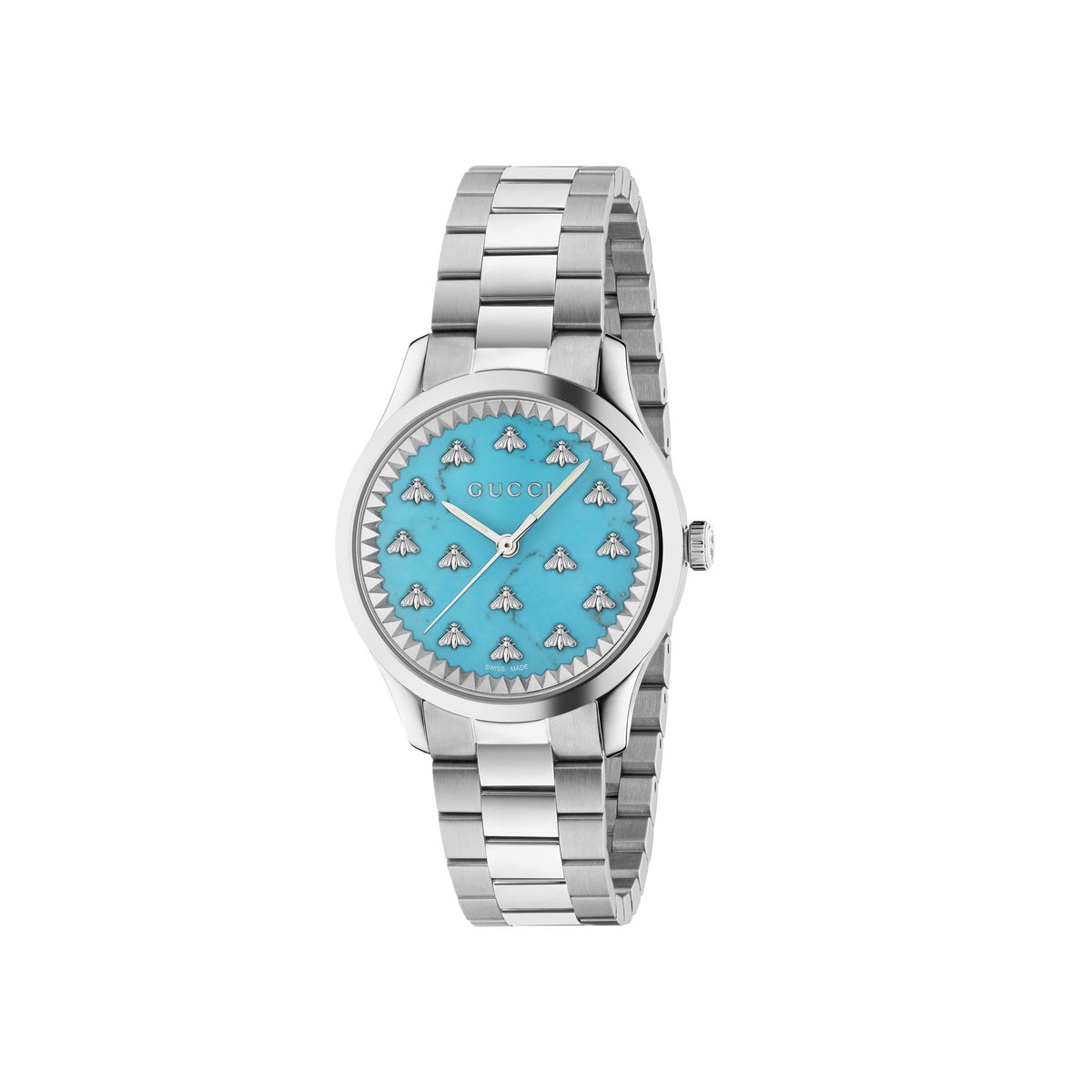 GUCCI G-Timeless Turquoise Watch, 32mm YA1265044