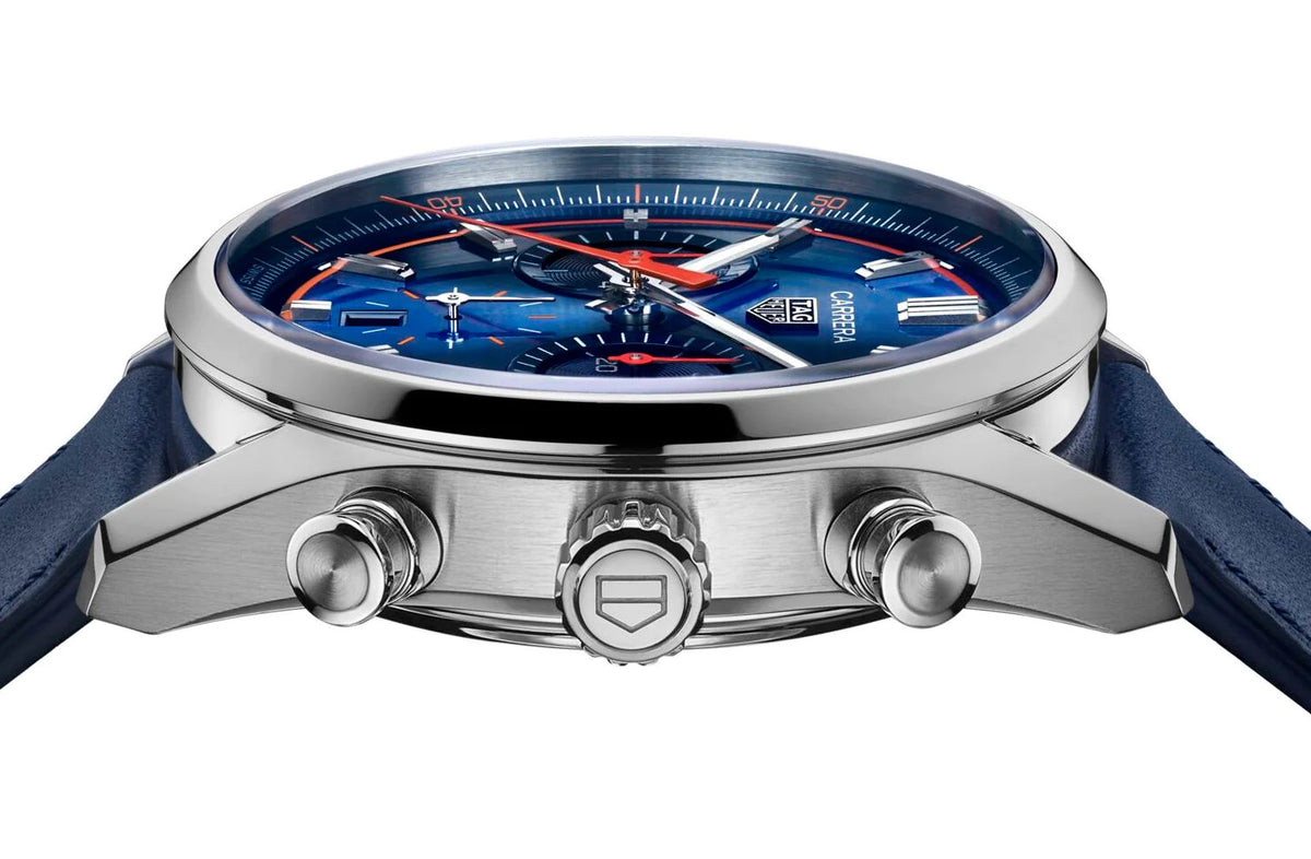 Tag Heuer Carrera Automatic Chronograph Blue 42mm Watch CBN201D.FC6543