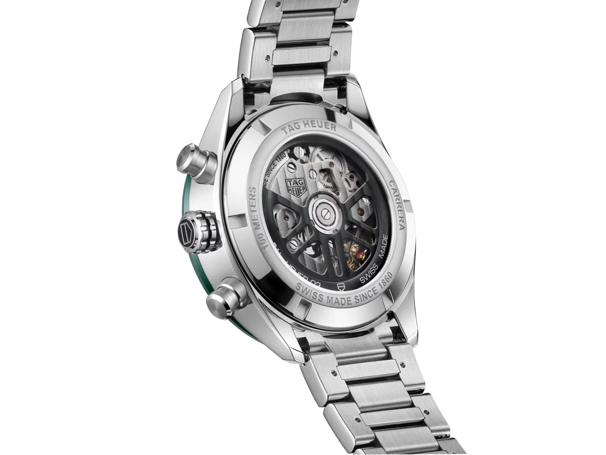 Tag Heuer Carrera Heuer 02 Automatic Chronograph Green 44mm CBN2A1N.BA0643