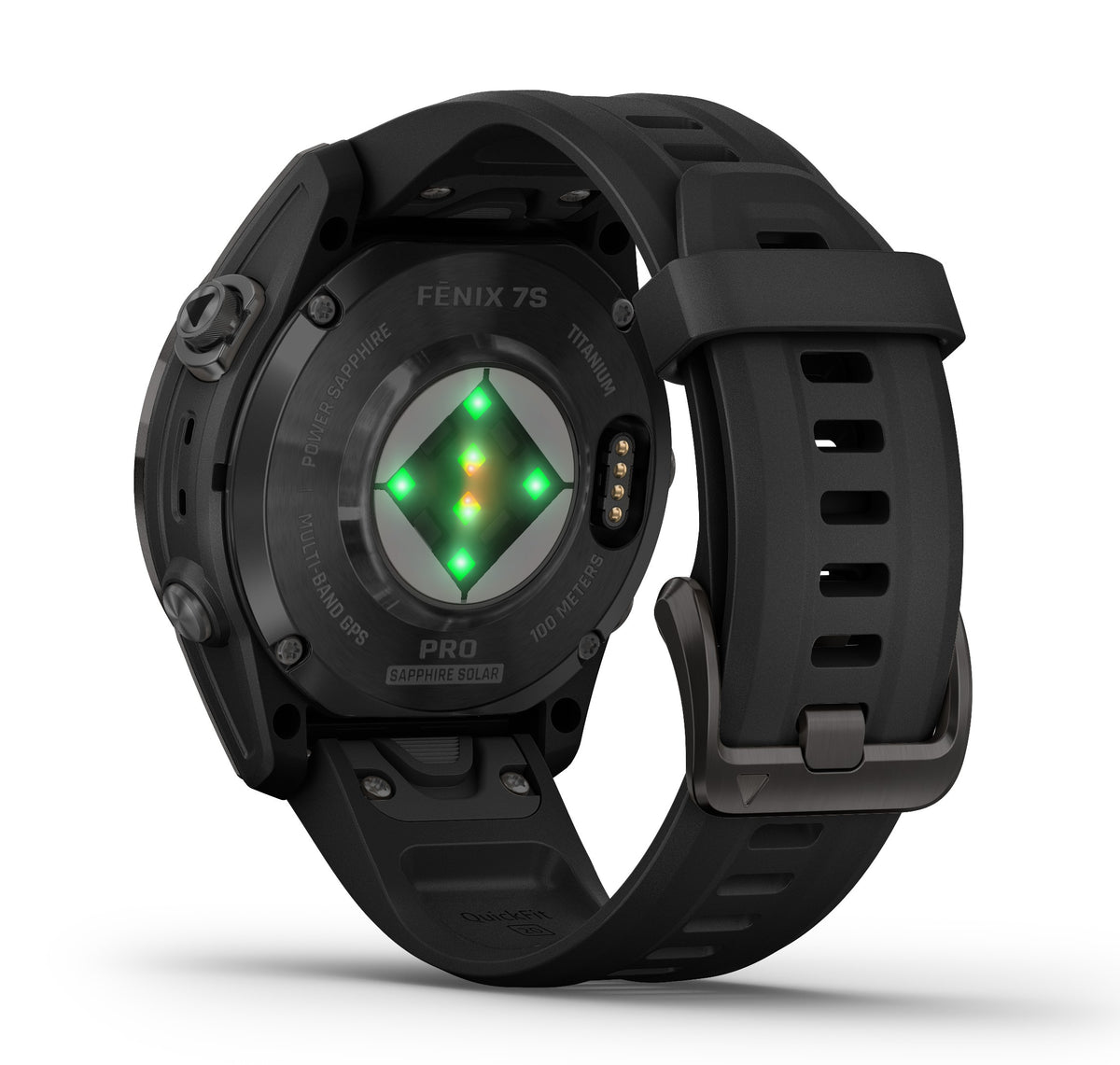 Garmin Fenix 7S Pro Sapphire Solar Carbon Grey Titanium 42mm Watch 010-02776-11