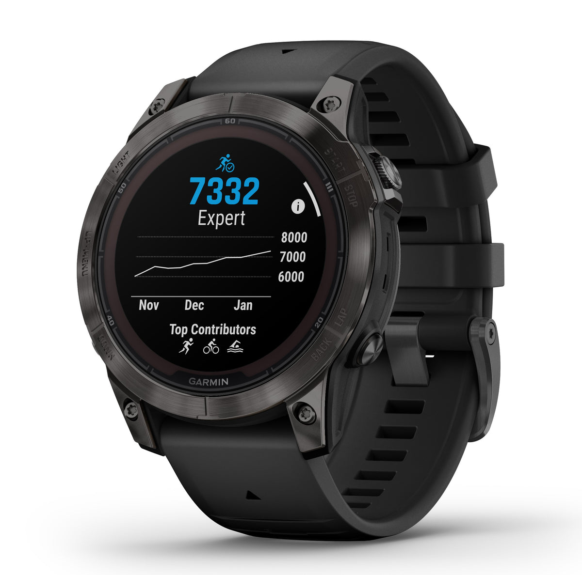 Garmin Fenix 7 Pro Sapphire Solar Carbon Grey Titanium 47mm Watch 010-02777-11