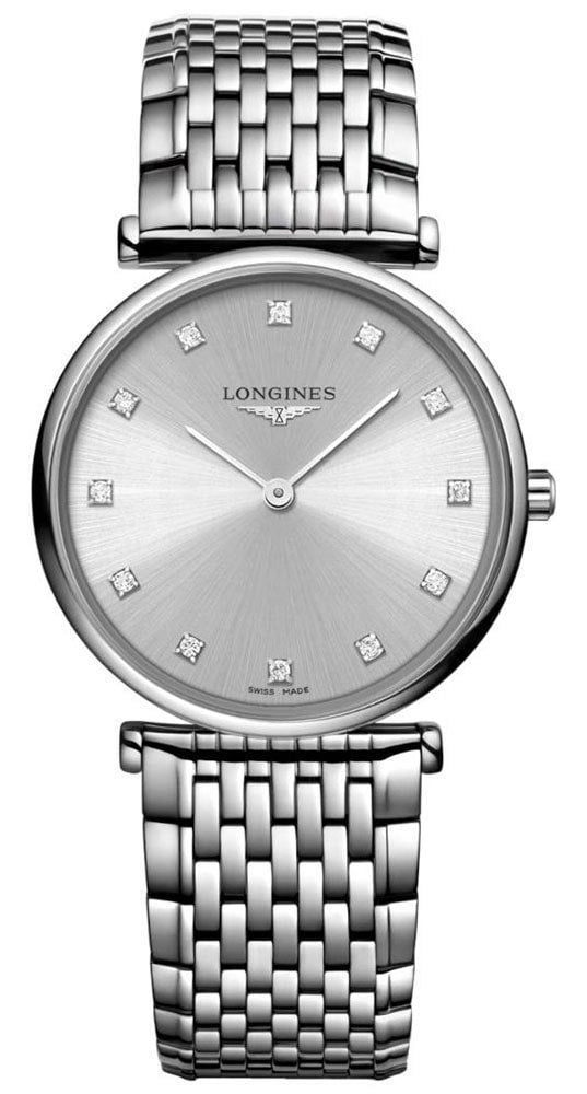 Longines La Grande Classique Diamonds Grey 29mm Watch L45124706