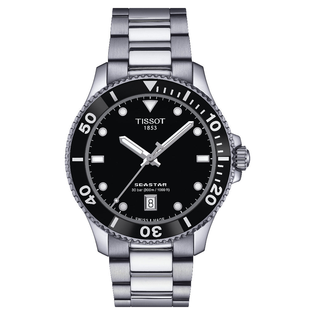 Tissot Seastar 1000 Black Quartz 40mm T1204101105100