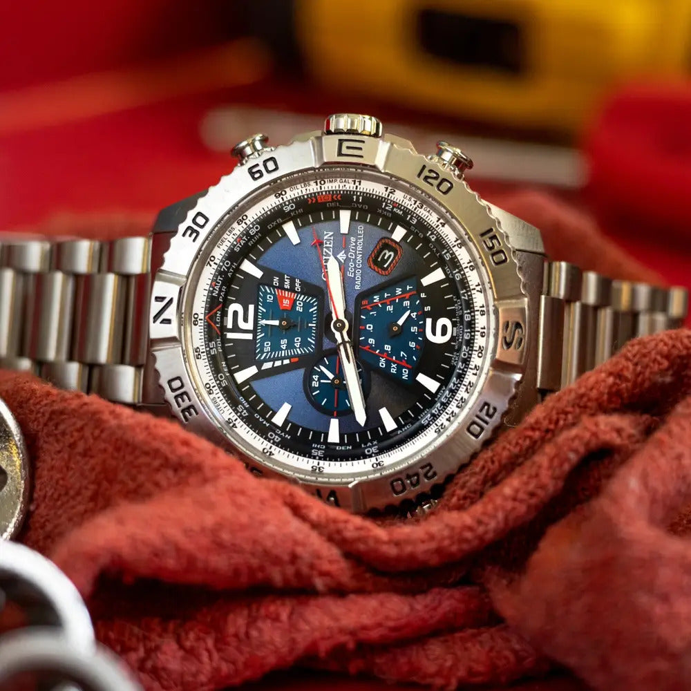 Citizen Promaster Navihawk A.T Blue Dial Steel 48mm AT8220-55L