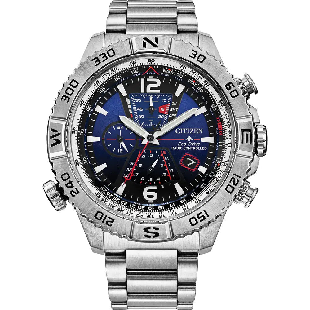 Citizen Promaster Navihawk A.T Blue Dial Steel 48mm AT8220-55L