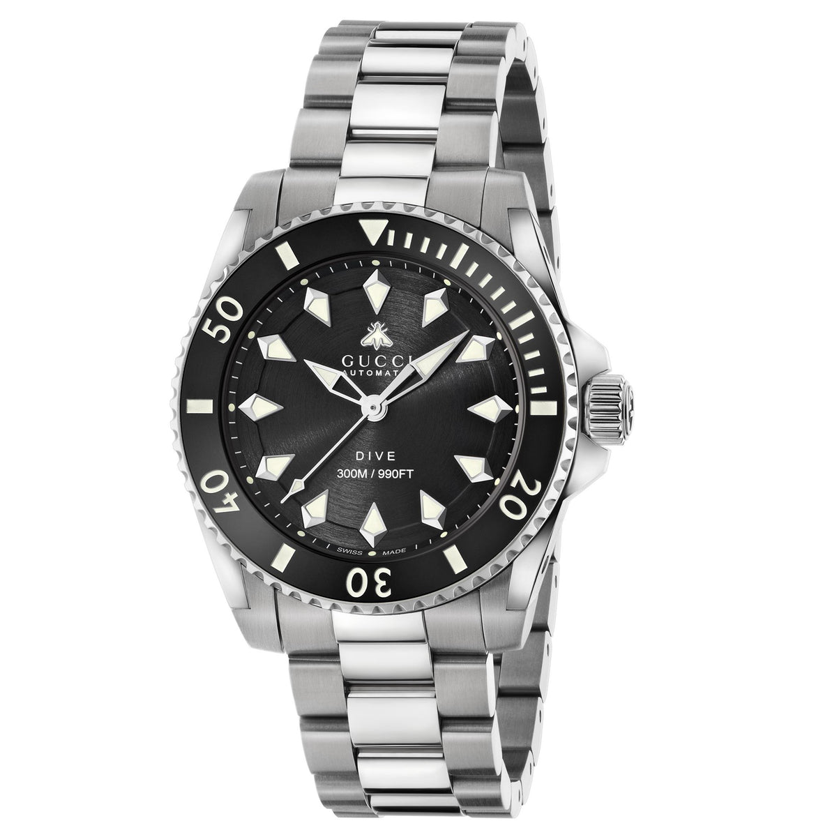 GUCCI Dive Automatic Black 40mm Watch YA136353