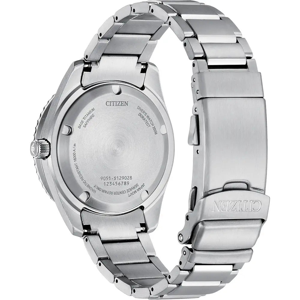 Citizen Automatic Promaster Diver Super Titanium Blue 41mm Watch NB6021-68L