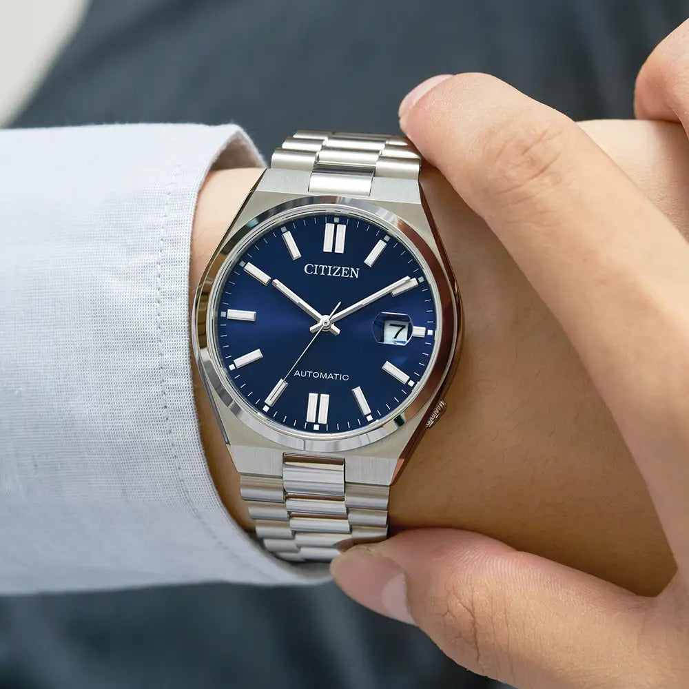 Citizen "Tsuyosa" Automatic Blue Gents 40mm Watch NJ0150-56L