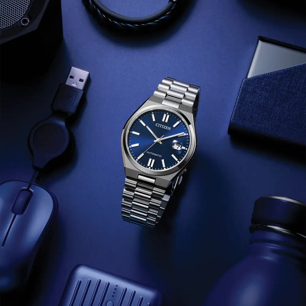 Citizen "Tsuyosa" Automatic Blue Gents 40mm Watch NJ0150-56L