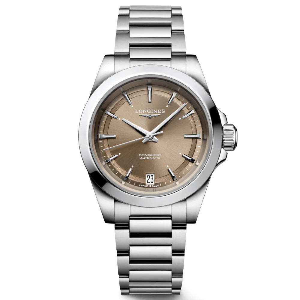 Longines Conquest Automatic Brown 34mm Watch L34304626