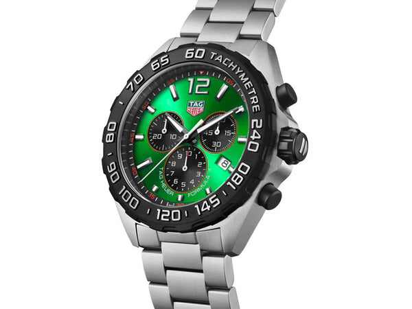 Tag Heuer Formula 1 Chronograph Green Steel 43mm CAZ101AP.BA0842