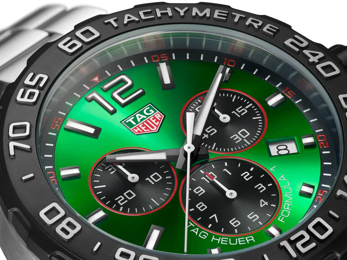 Tag Heuer Formula 1 Chronograph Green Steel 43mm CAZ101AP.BA0842