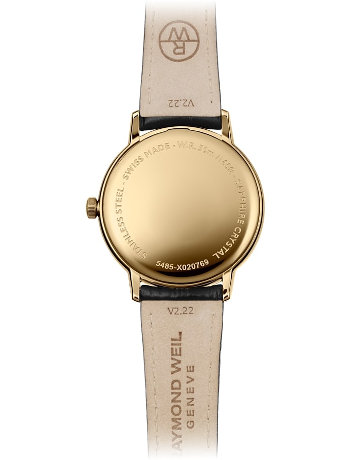 Raymond Weil Toccata Gold PVD Leather Quartz 39mm Watch