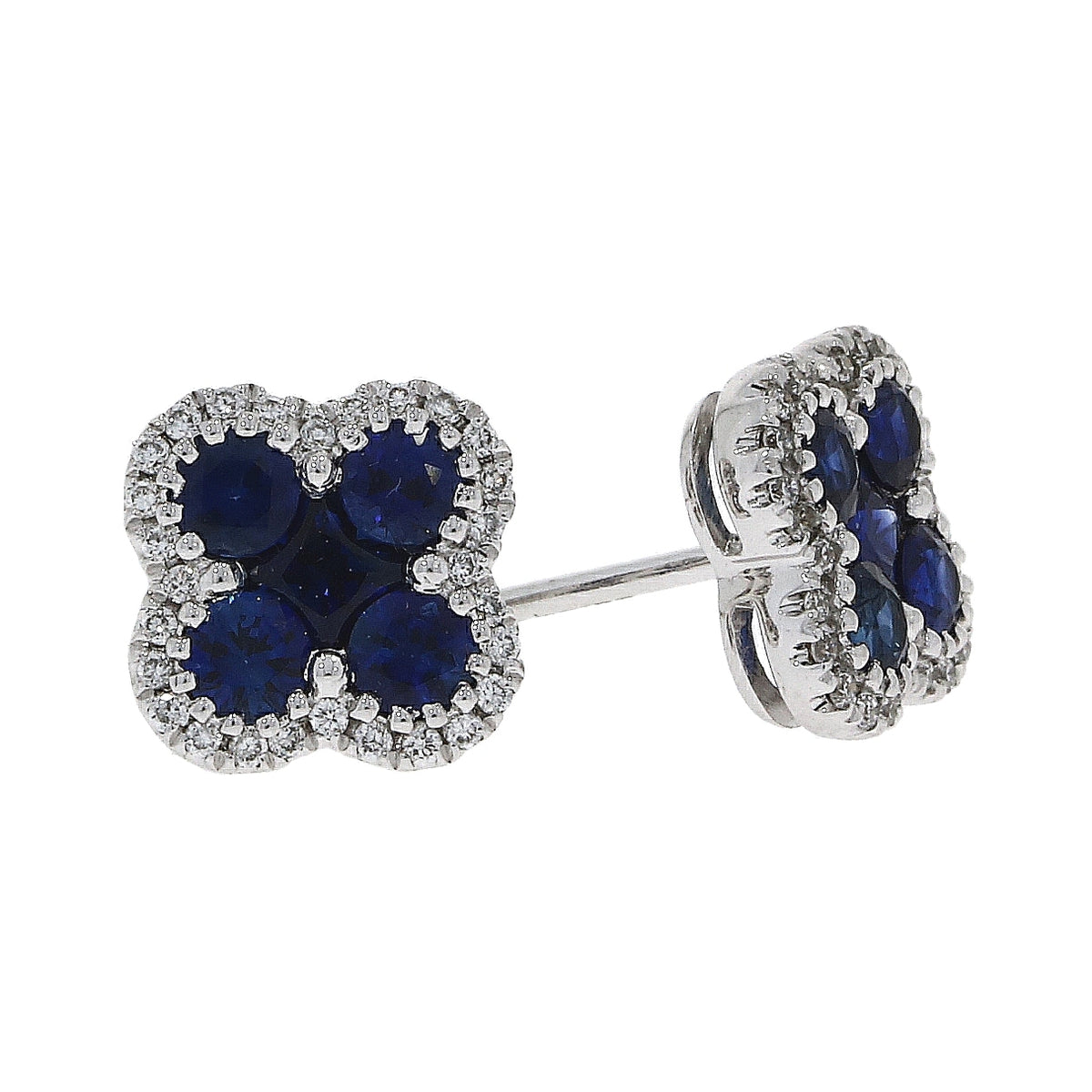 Sapphire & Diamond Earrings