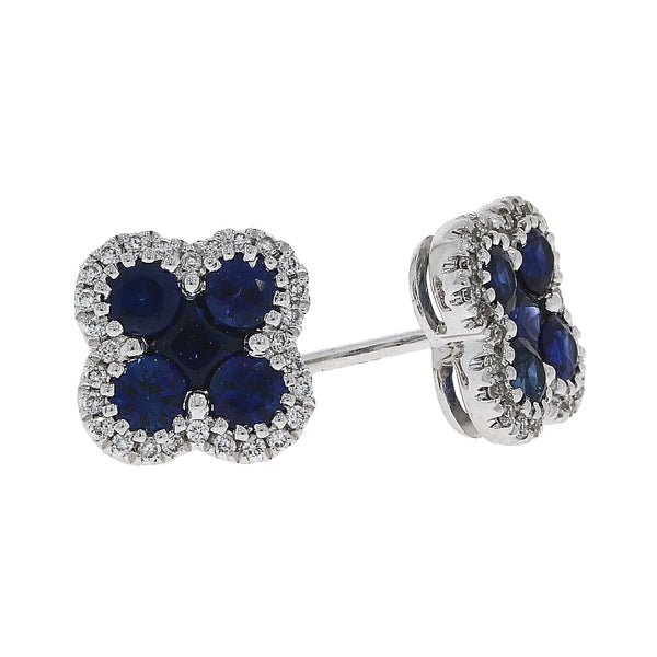 Sapphire & Diamond Earrings