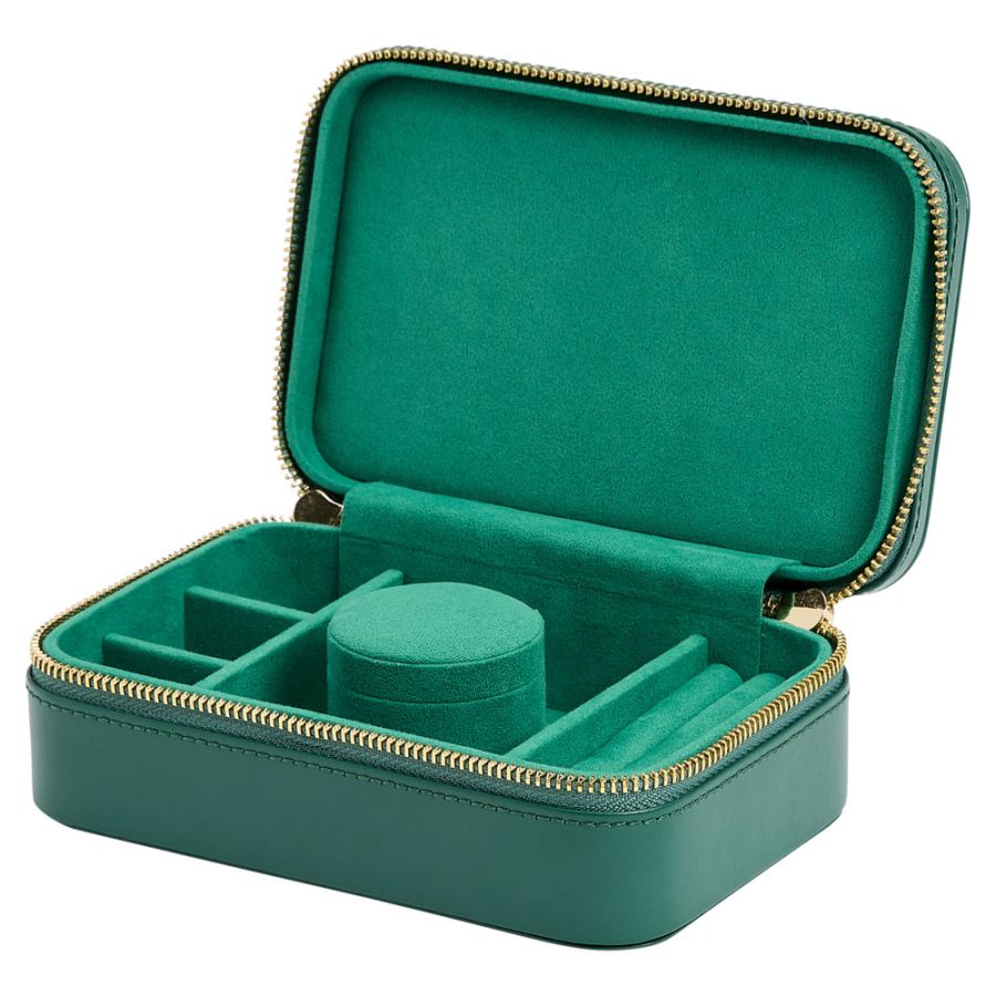 Wolf Sophia Travelo Zip Case - Forest Green