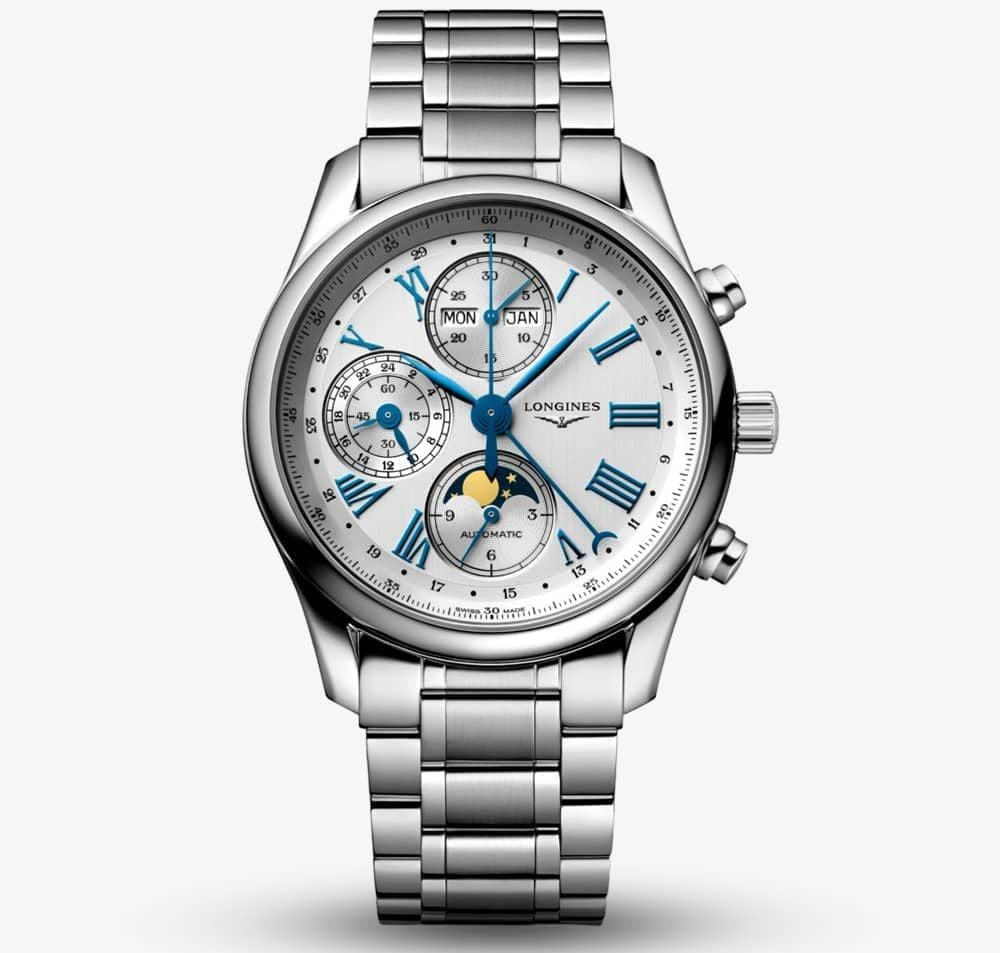 Longines Master Collection Moonphase Silver Dial 40mm Watch L2.673.4.71.6