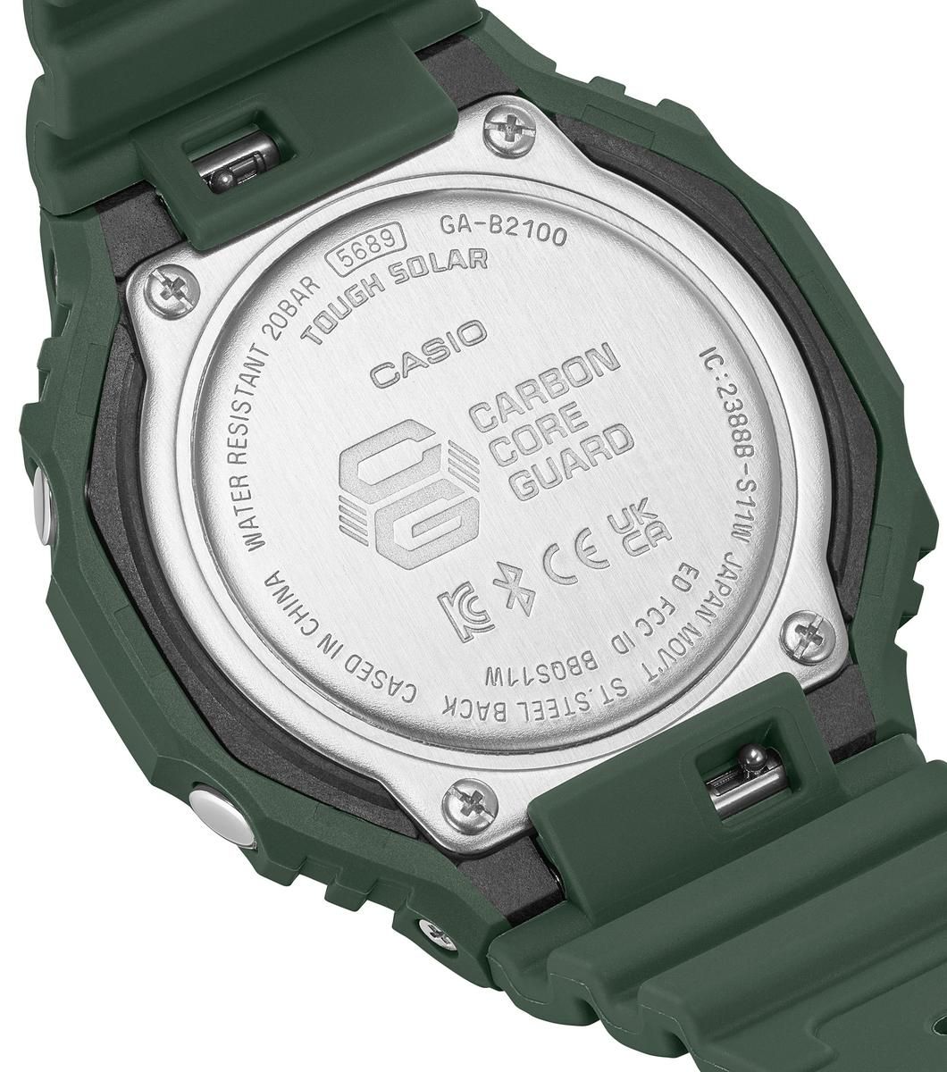 G-SHOCK Bluetooth® Solar 2100 Series Green GA-B2100-3AER