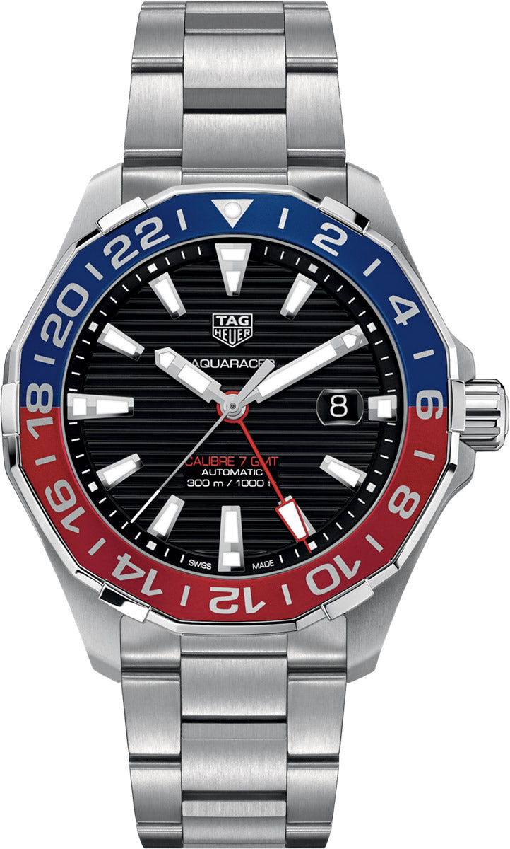 Tag Heuer Aquaracer Calibre 7 GMT 43mm WAY201F.BA0927