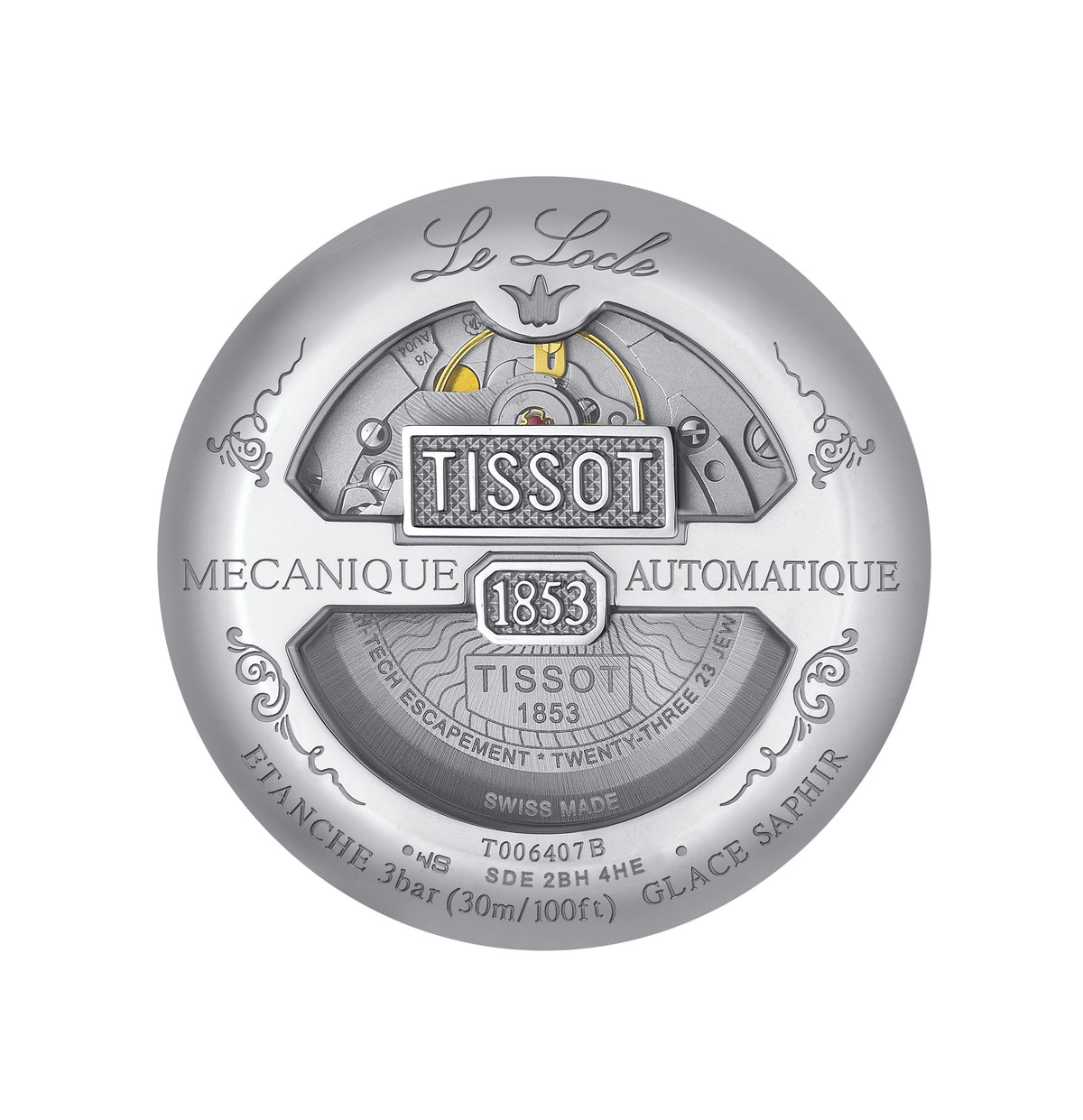 Tissot Le Locle Powermatic 80 Silver Dial T0064071603300