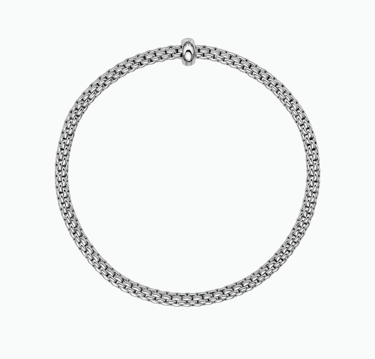 Fope Prima Flex'it 18ct White Gold with a Diamond Bracelet