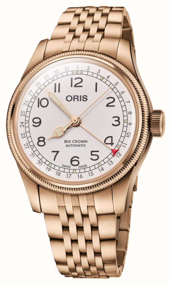 Oris Big Crown Father Time Limited Edition Bronze 40mm Watch 01 754 7741 3161-Set