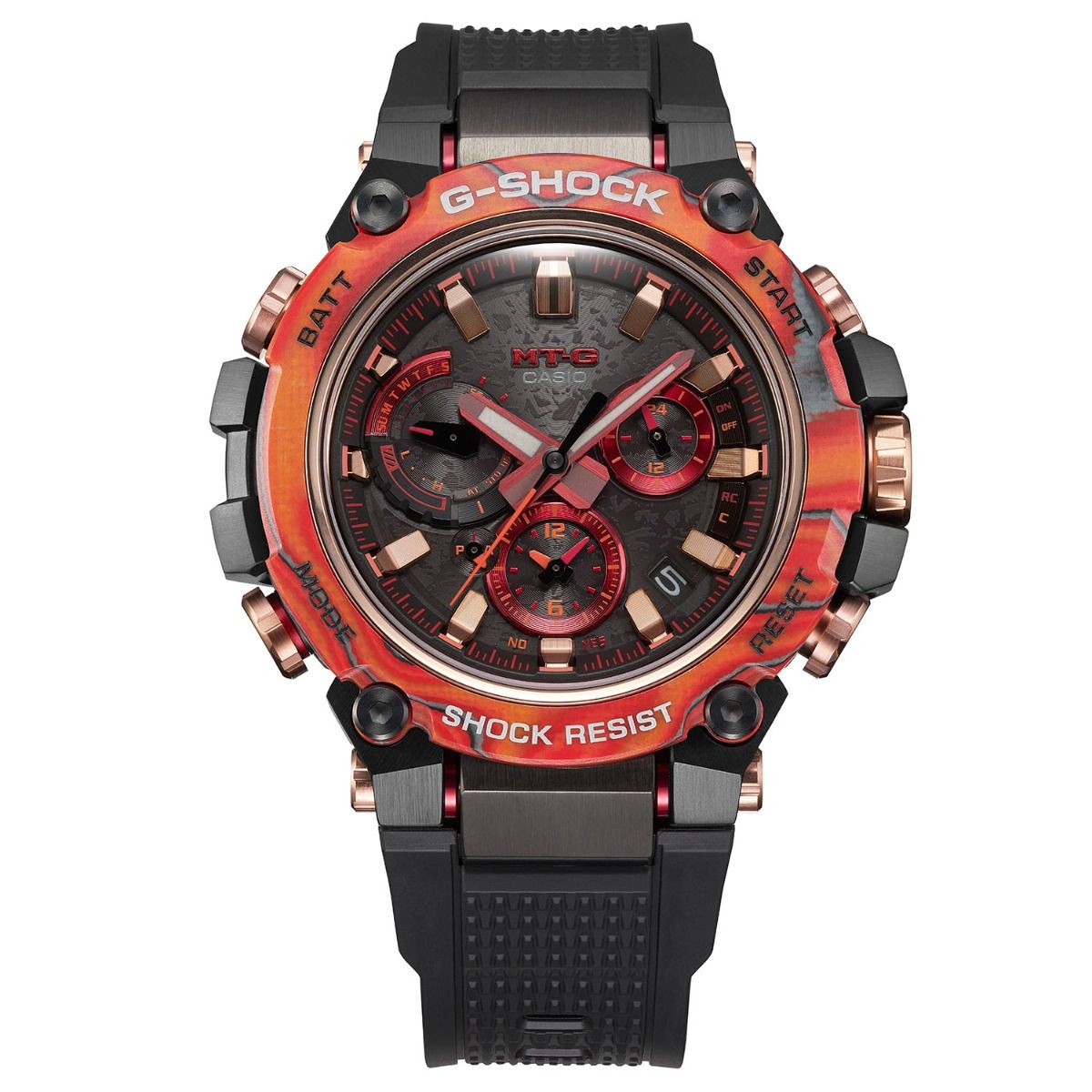 G-SHOCK MTG 40th Anniversary Flare Red Series MTG-B3000FR-1AER