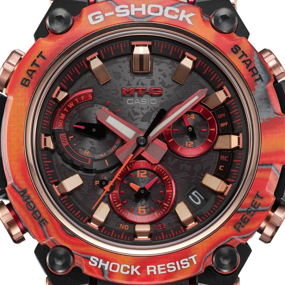 G-SHOCK MTG 40th Anniversary Flare Red Series MTG-B3000FR-1AER