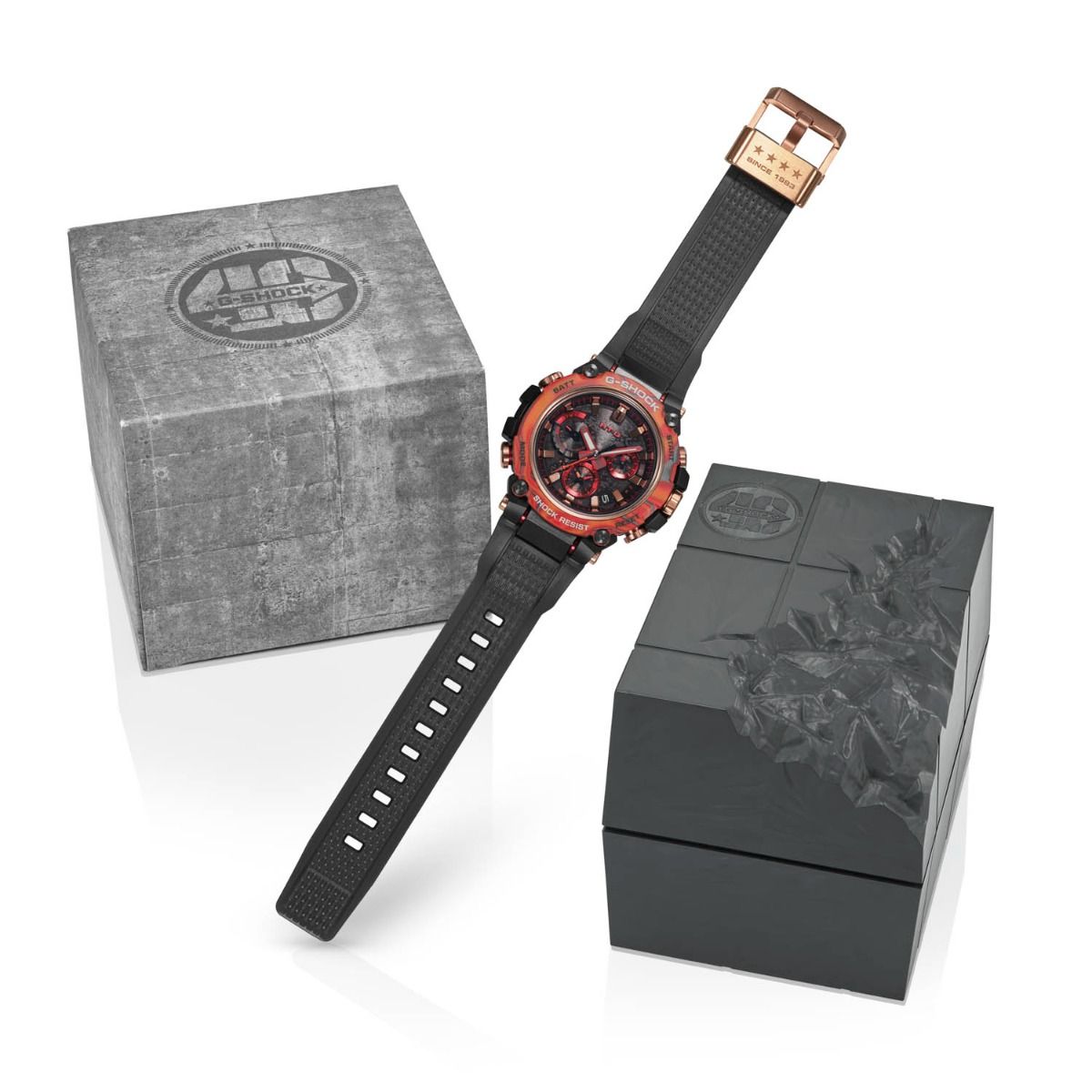 G-SHOCK MTG 40th Anniversary Flare Red Series MTG-B3000FR-1AER