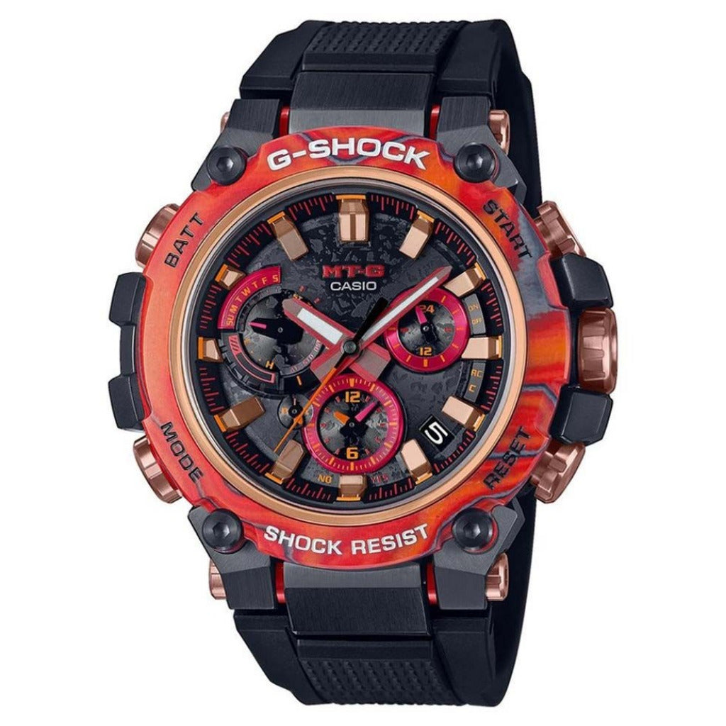 G-SHOCK MTG 40th Anniversary Flare Red Series MTG-B3000FR-1AER