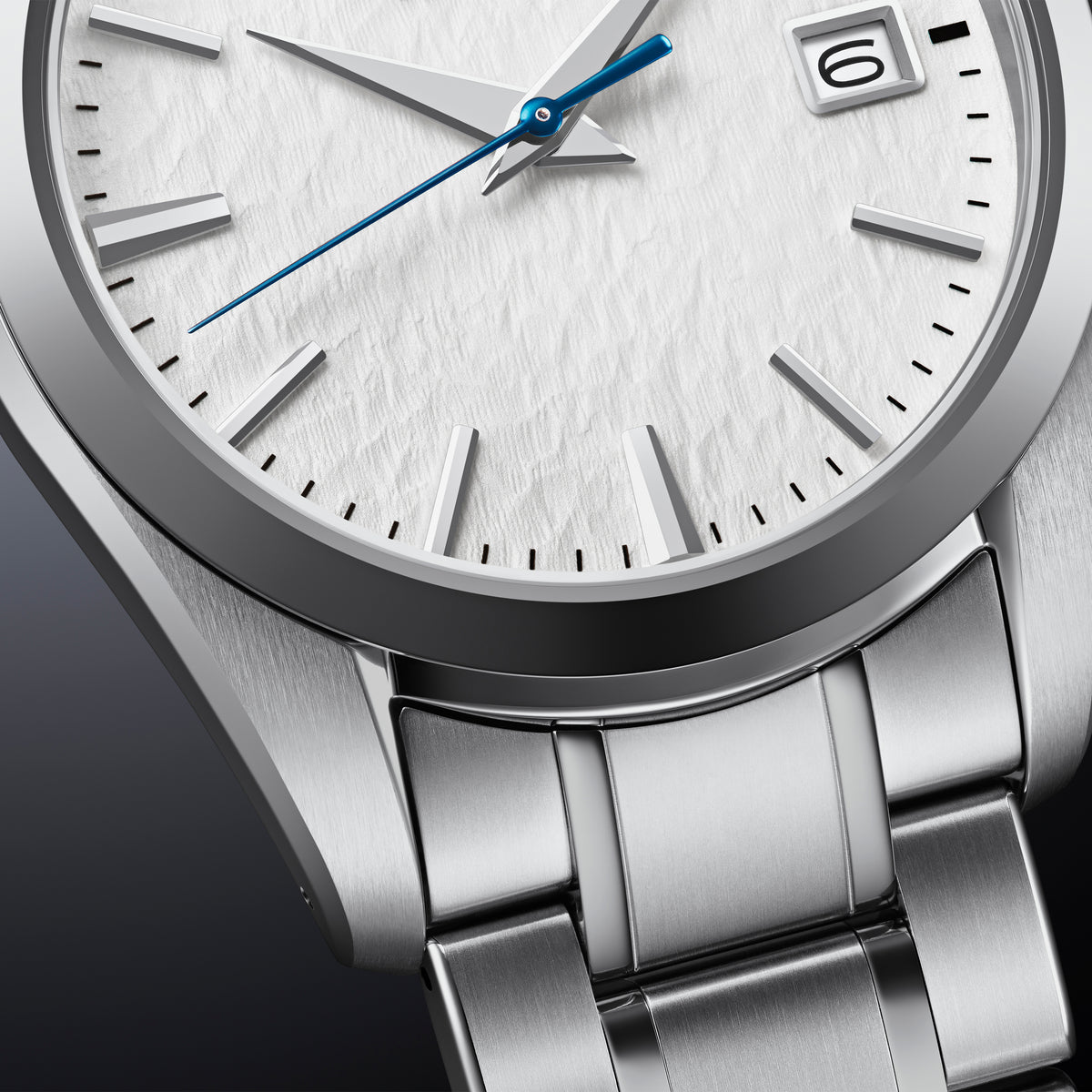 Grand Seiko Heritage 'Snowflake' Quartz Titanium 37mm Watch SBGX355G