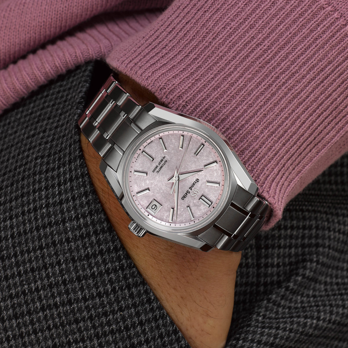 Grand Seiko ‘Sakura-Kakushi’ 62GS Hi-Beat Titanium 38mm Watch SBGH341