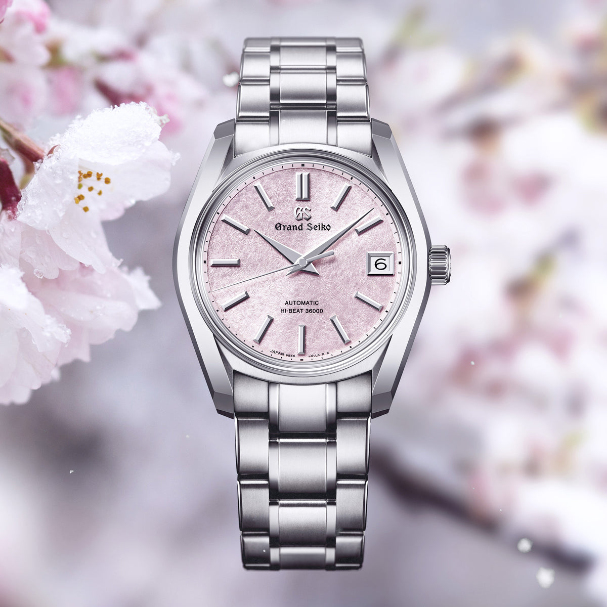 Grand Seiko ‘Sakura-Kakushi’ 62GS Hi-Beat Titanium 38mm Watch SBGH341