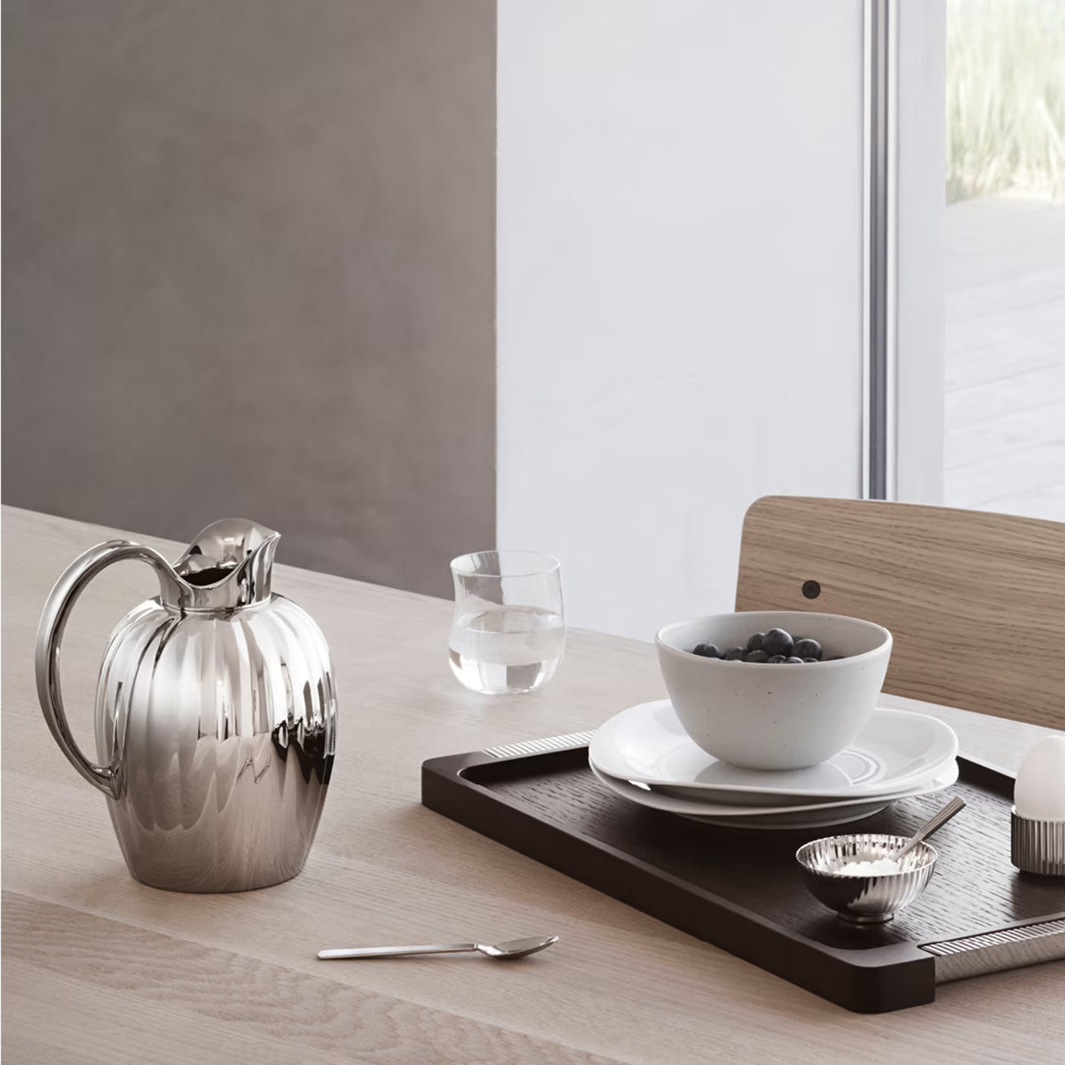Georg Jensen Bernadotte Pitcher, 1.6 L - Original Design by Sigvard Bernadotte