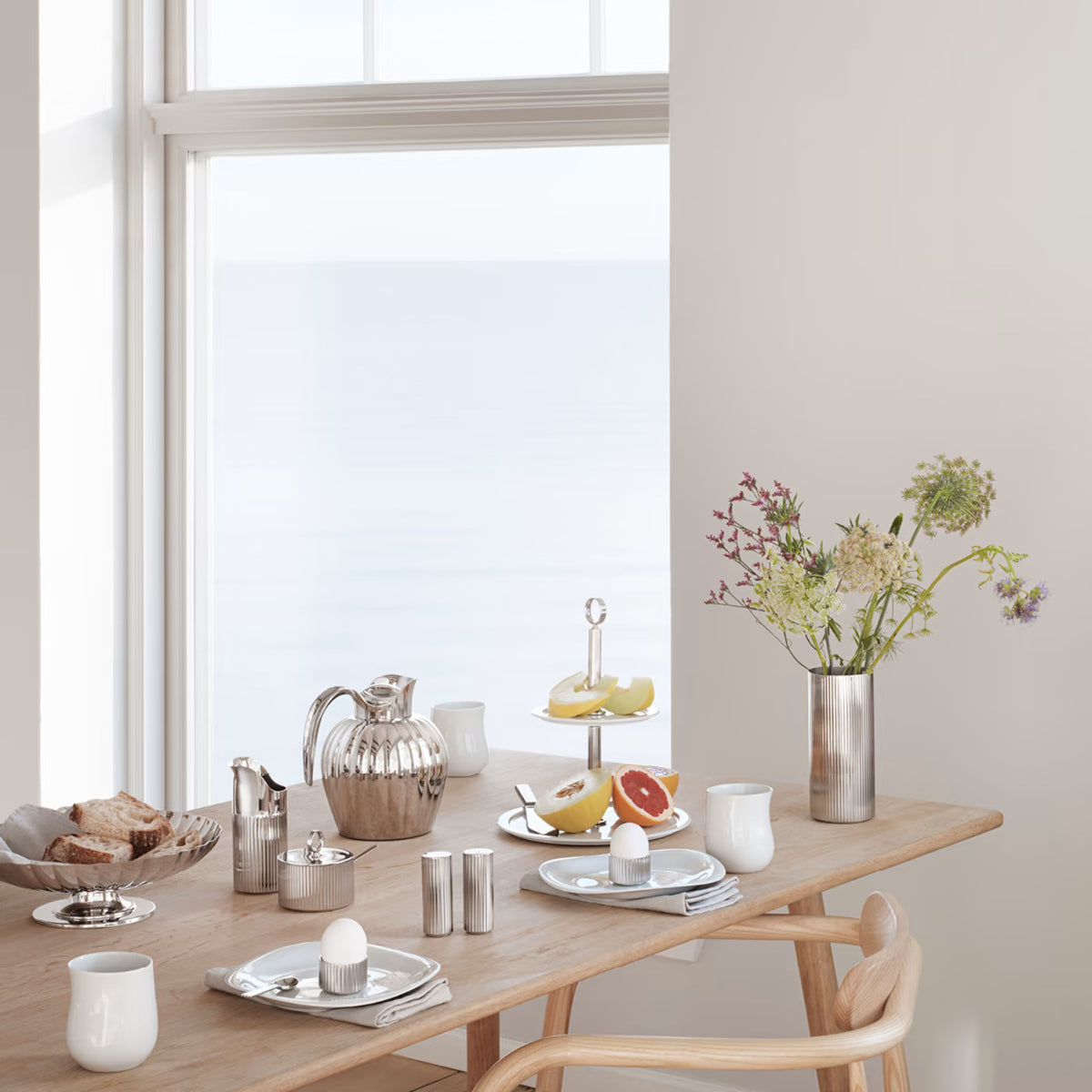 Georg Jensen Bernadotte Vase, Large - Design Inspired by Sigvard Bernadotte