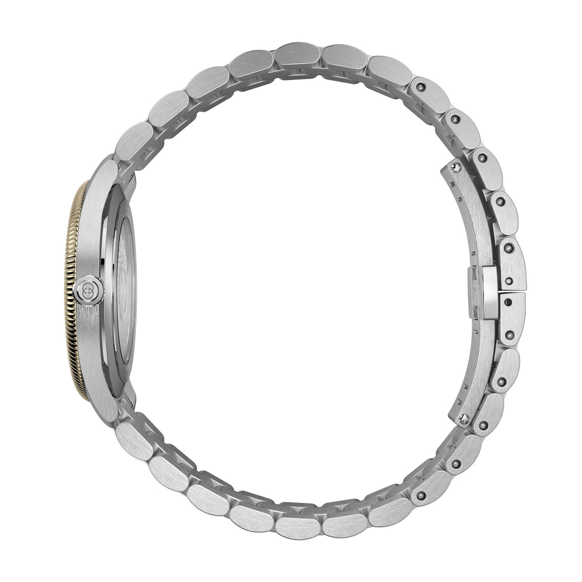 GUCCI G-Timeless Silver Dial Automatic Two Tone 40mm Watch YA126390